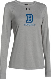 Women's Under Armour L/S Locker Shirt, True Grey Heather